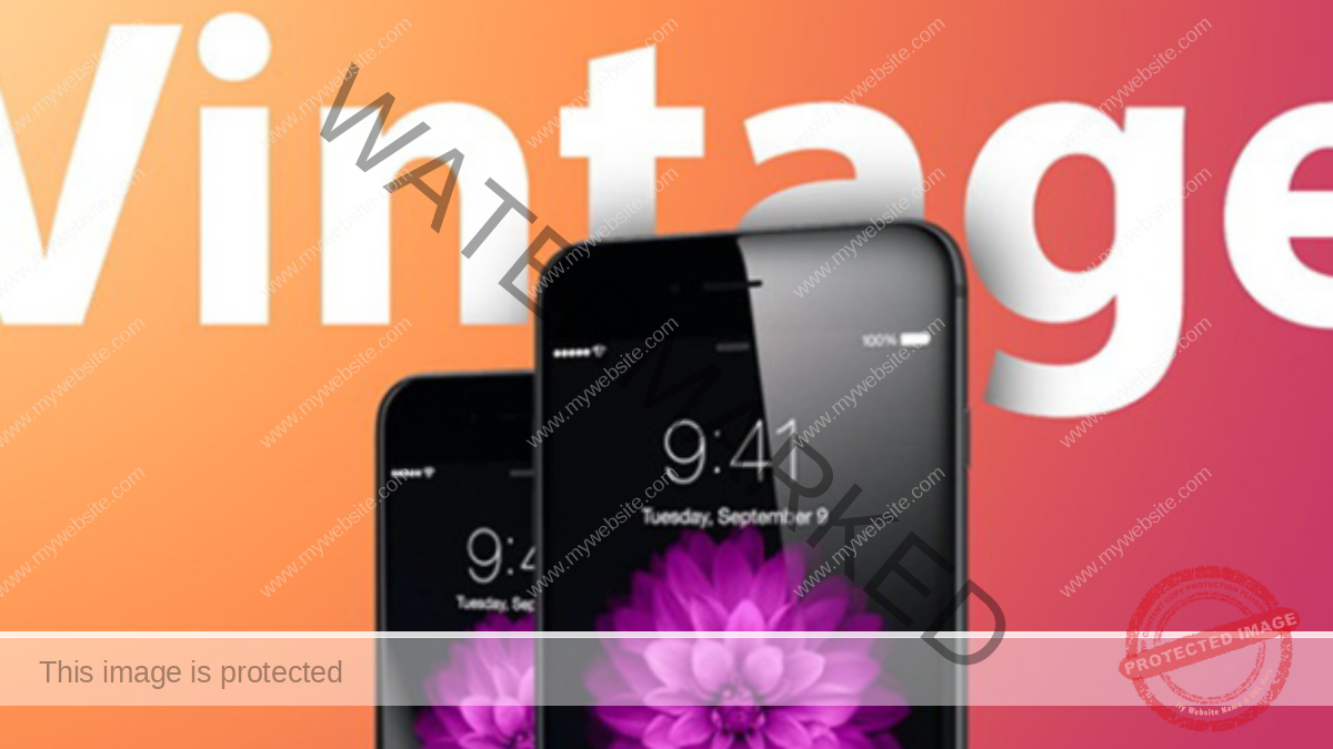 Apple lists iPhone 6 as a vintage product