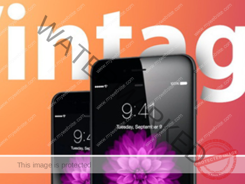 Apple lists iPhone 6 as a vintage product