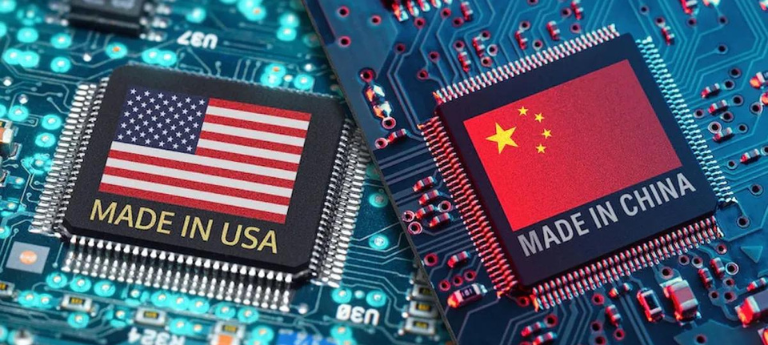 "US-China Silicon Chip Supremacy Clash"